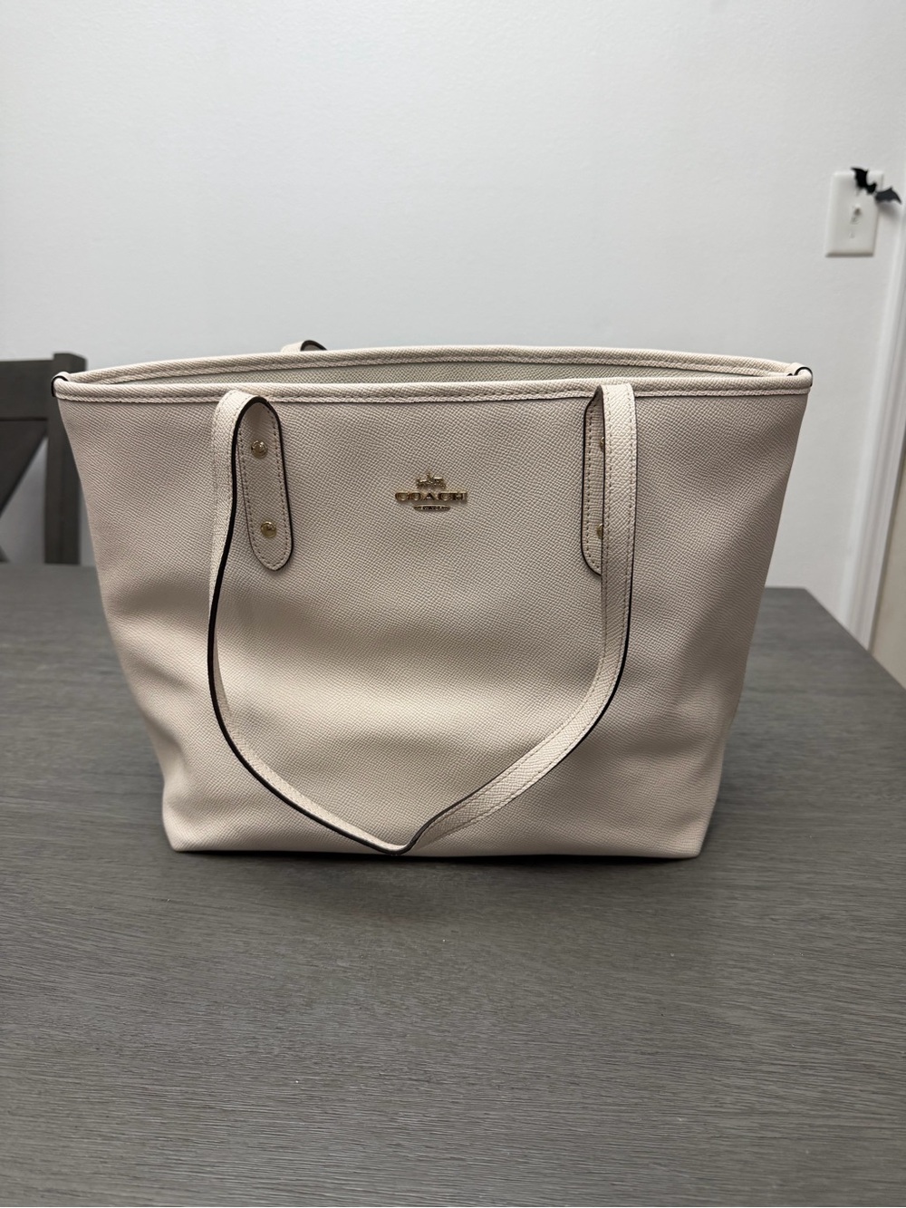 Coach Pebbled Leather Tote Bag